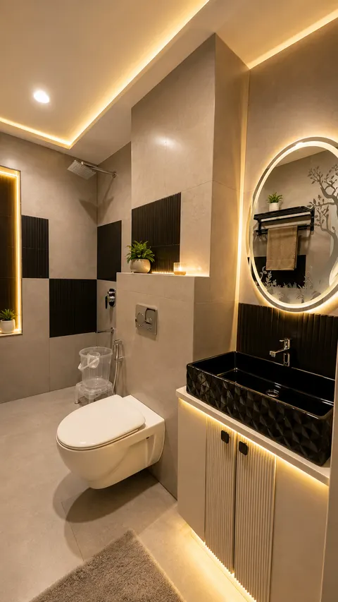 Dining space detail at Erleen Hotel Indore