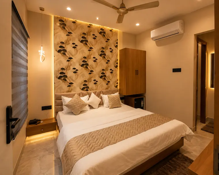 Contemporary Standard Double Room at Erleen Hotel